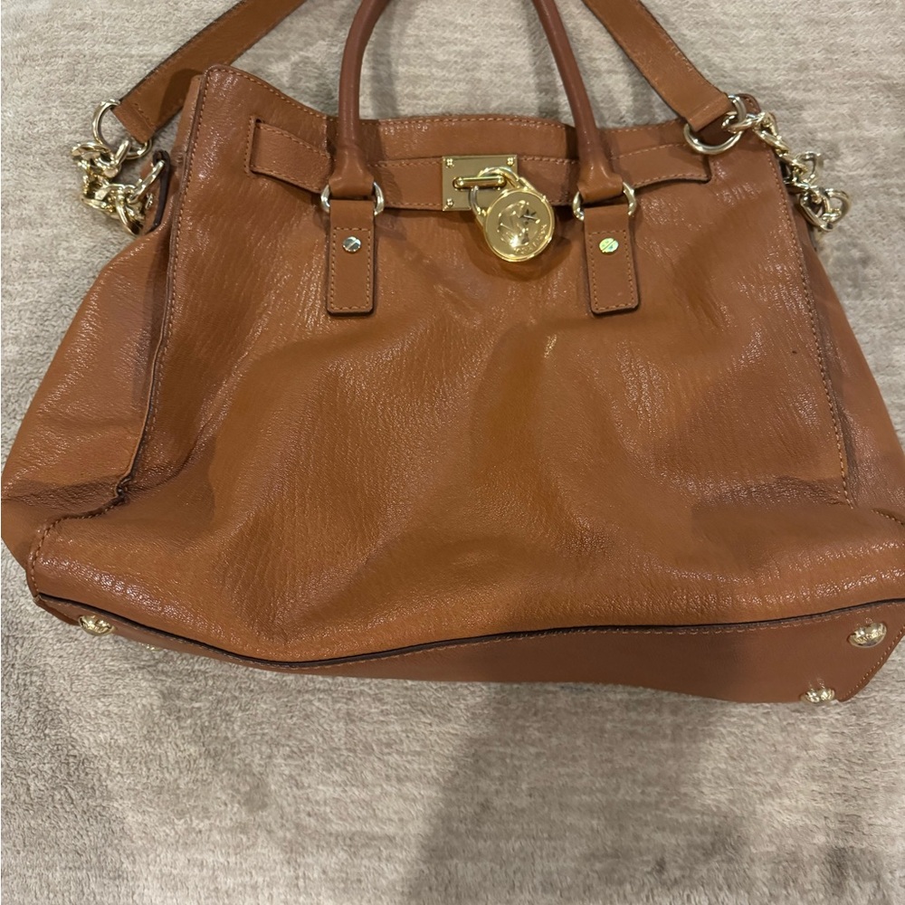Brown Leather Tote Bag